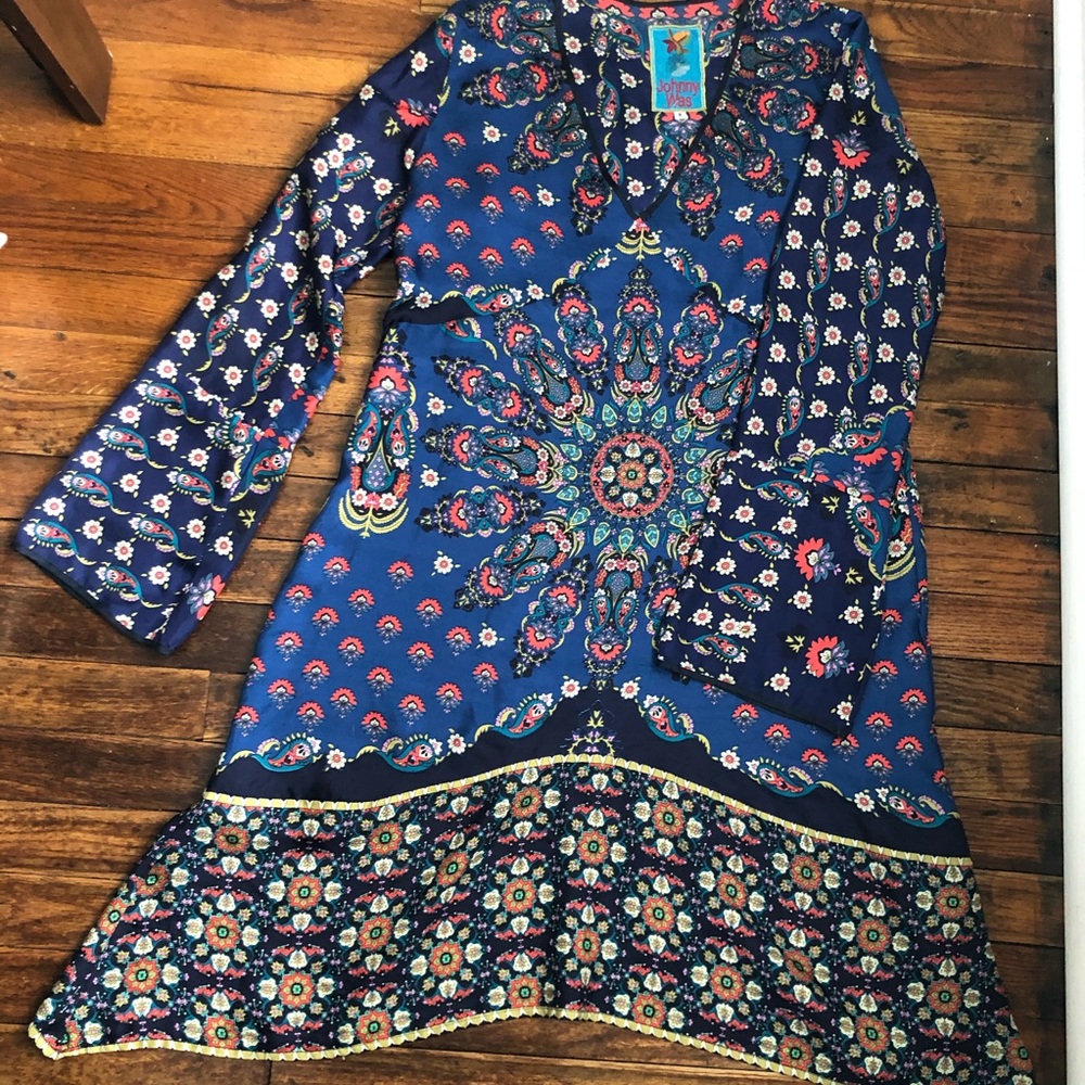Johnny Was babydoll fit dress
